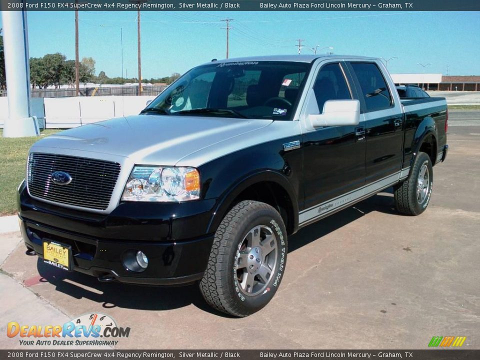 2008 Ford F150 FX4 SuperCrew 4x4 Regency Remington Silver Metallic / Black Photo #1