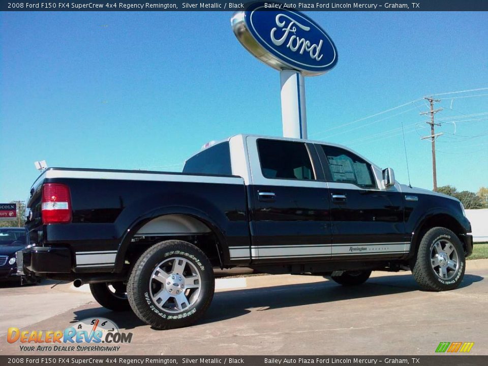 2008 Ford F150 FX4 SuperCrew 4x4 Regency Remington Silver Metallic / Black Photo #5