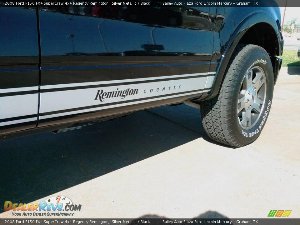 2008 Ford F150 FX4 SuperCrew 4x4 Regency Remington Silver Metallic / Black Photo #8