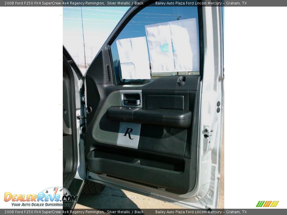 2008 Ford F150 FX4 SuperCrew 4x4 Regency Remington Silver Metallic / Black Photo #9