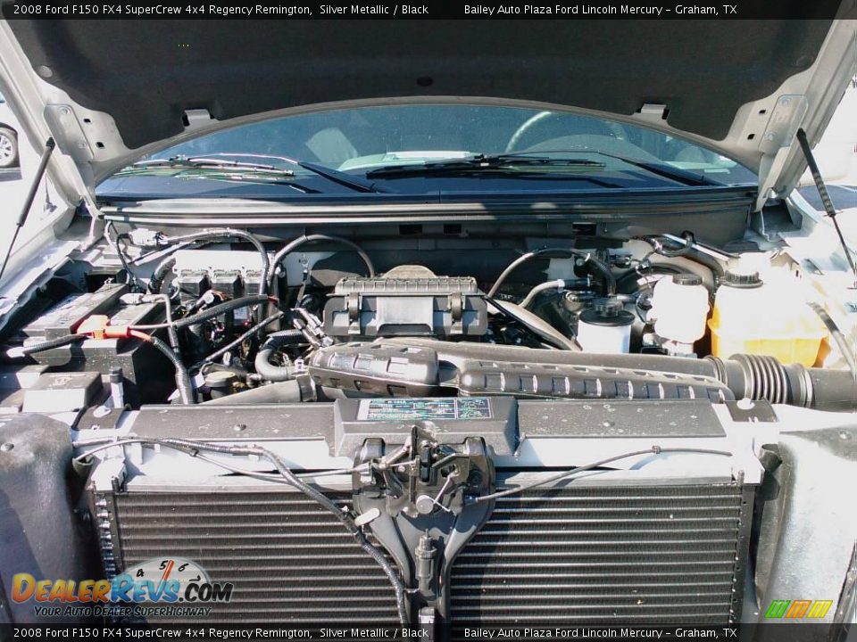2008 Ford F150 FX4 SuperCrew 4x4 Regency Remington Silver Metallic / Black Photo #12