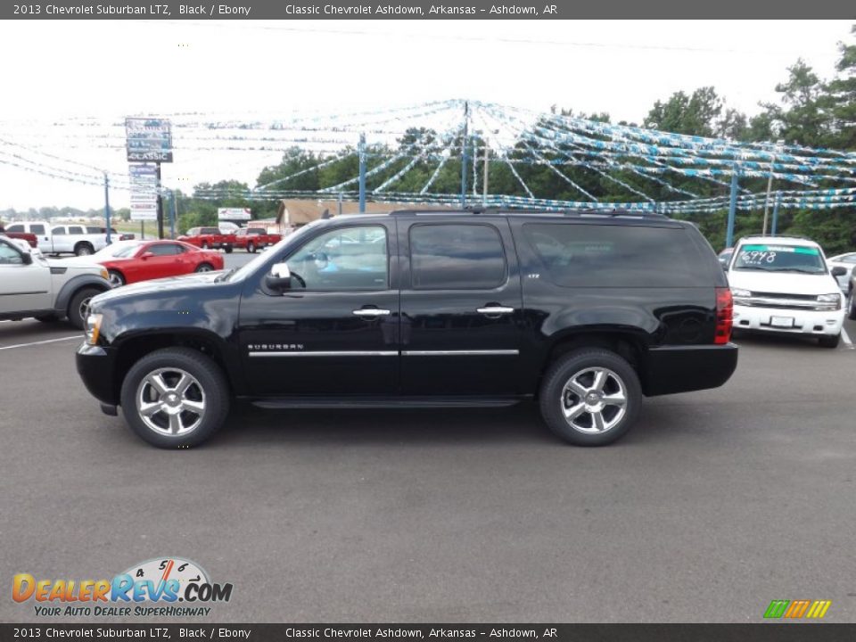 Black 2013 Chevrolet Suburban LTZ Photo #2