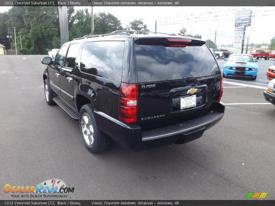 2013 Chevrolet Suburban LTZ Black / Ebony Photo #3