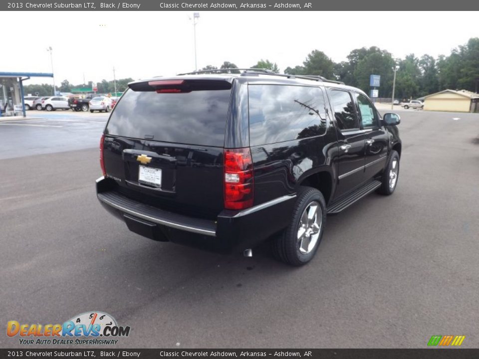 2013 Chevrolet Suburban LTZ Black / Ebony Photo #5