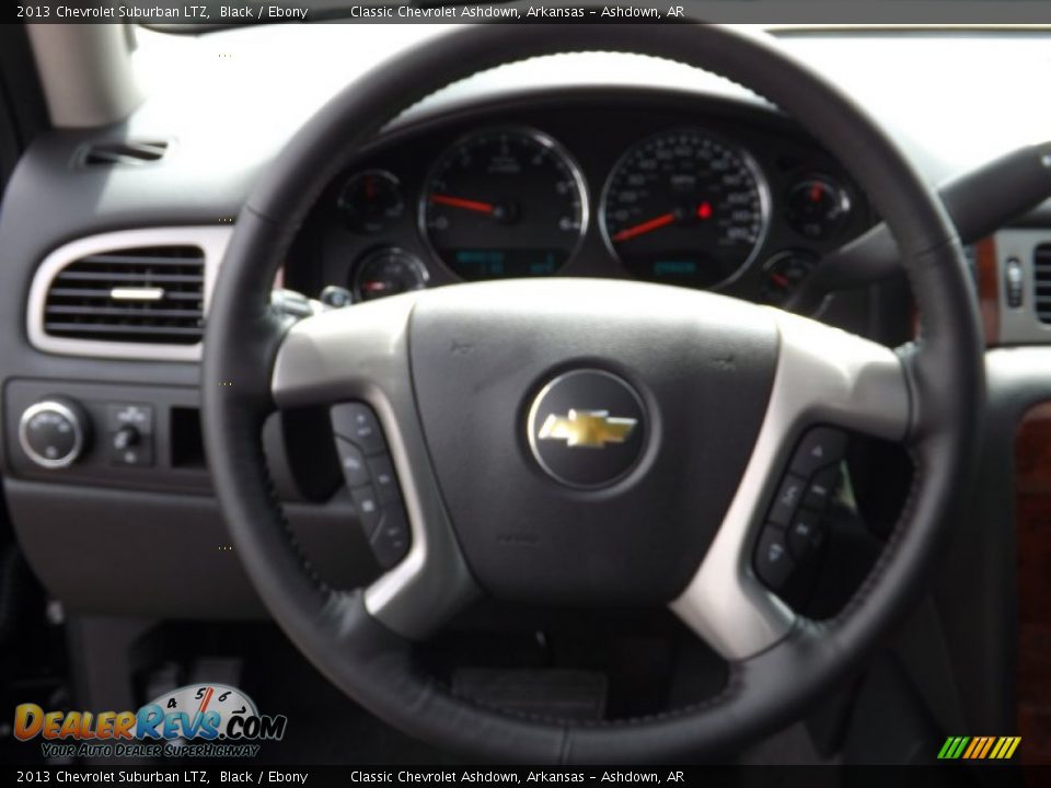 2013 Chevrolet Suburban LTZ Black / Ebony Photo #10