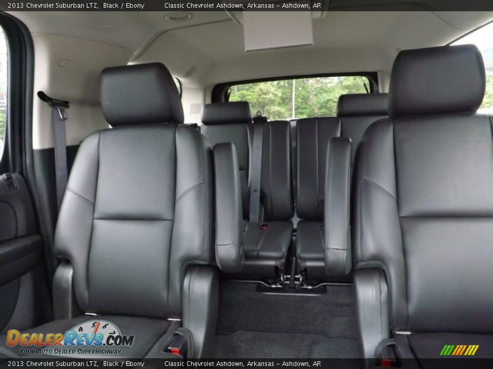 Ebony Interior - 2013 Chevrolet Suburban LTZ Photo #18