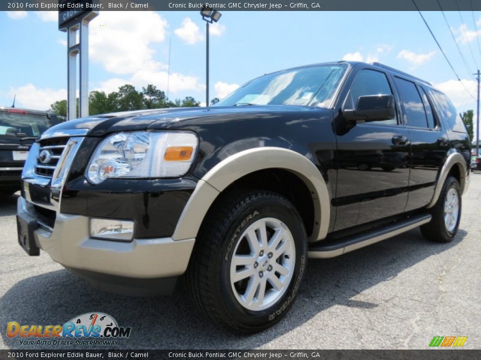 2010 Ford Explorer Eddie Bauer Black / Camel Photo #3