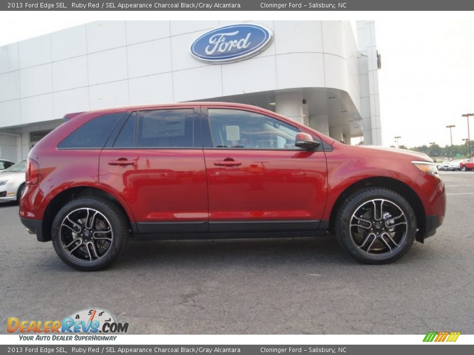 Ruby Red 2013 Ford Edge SEL Photo #2