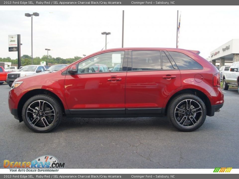 Ruby Red 2013 Ford Edge SEL Photo #5