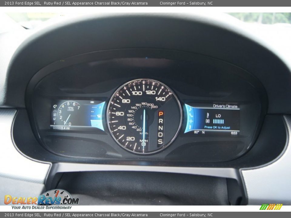 2013 Ford Edge SEL Gauges Photo #25