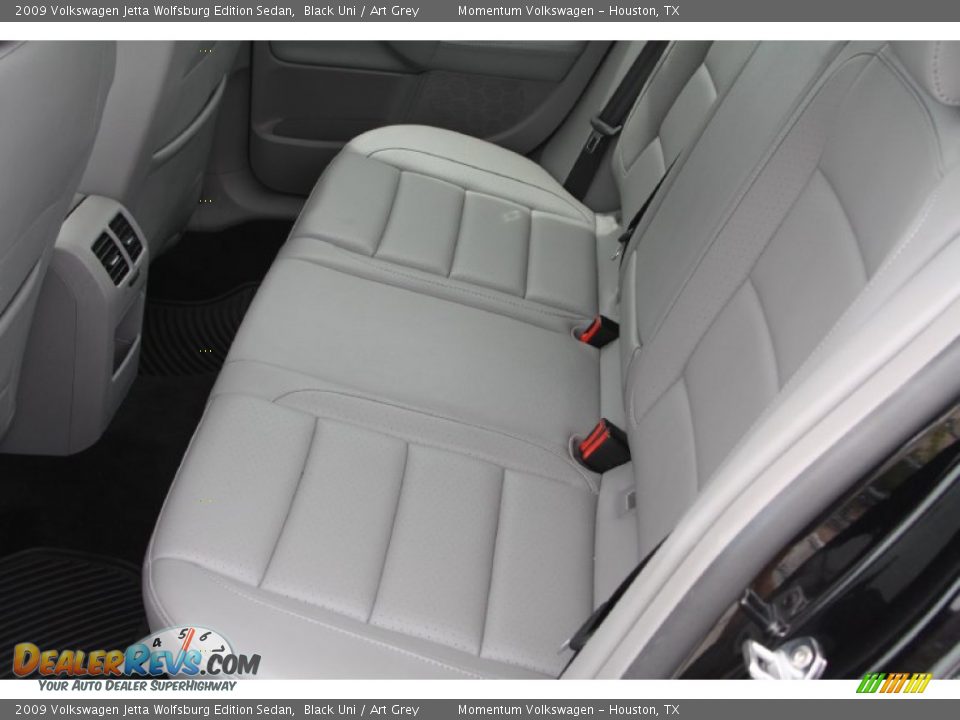 2009 Volkswagen Jetta Wolfsburg Edition Sedan Black Uni / Art Grey Photo #10