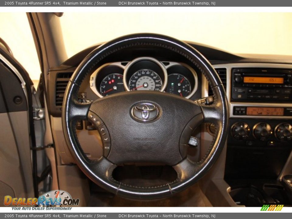 2005 Toyota 4Runner SR5 4x4 Titanium Metallic / Stone Photo #14