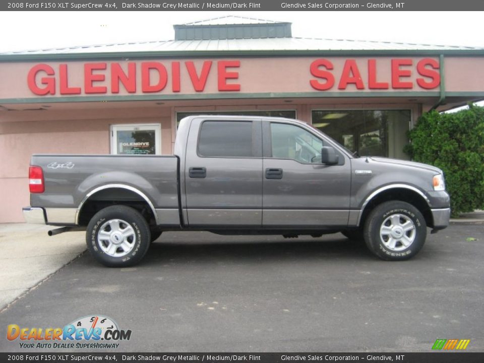 2008 Ford F150 XLT SuperCrew 4x4 Dark Shadow Grey Metallic / Medium/Dark Flint Photo #3