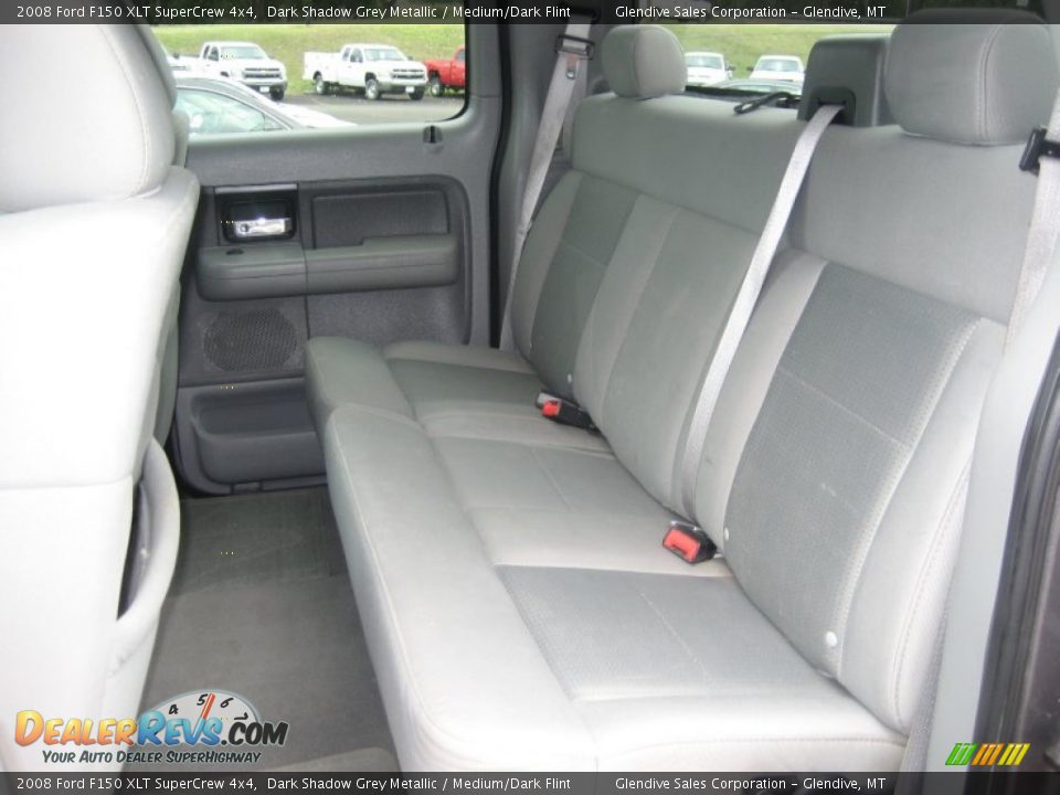 2008 Ford F150 XLT SuperCrew 4x4 Dark Shadow Grey Metallic / Medium/Dark Flint Photo #9