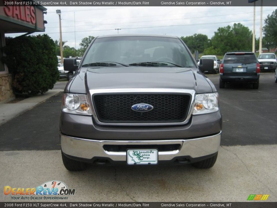 2008 Ford F150 XLT SuperCrew 4x4 Dark Shadow Grey Metallic / Medium/Dark Flint Photo #11