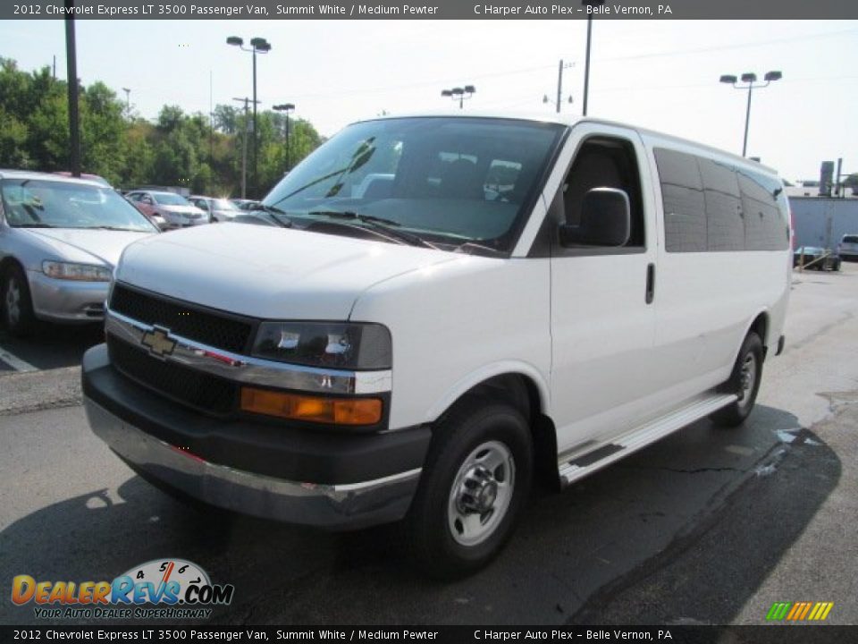 2012 Chevrolet Express LT 3500 Passenger Van Summit White / Medium Pewter Photo #6