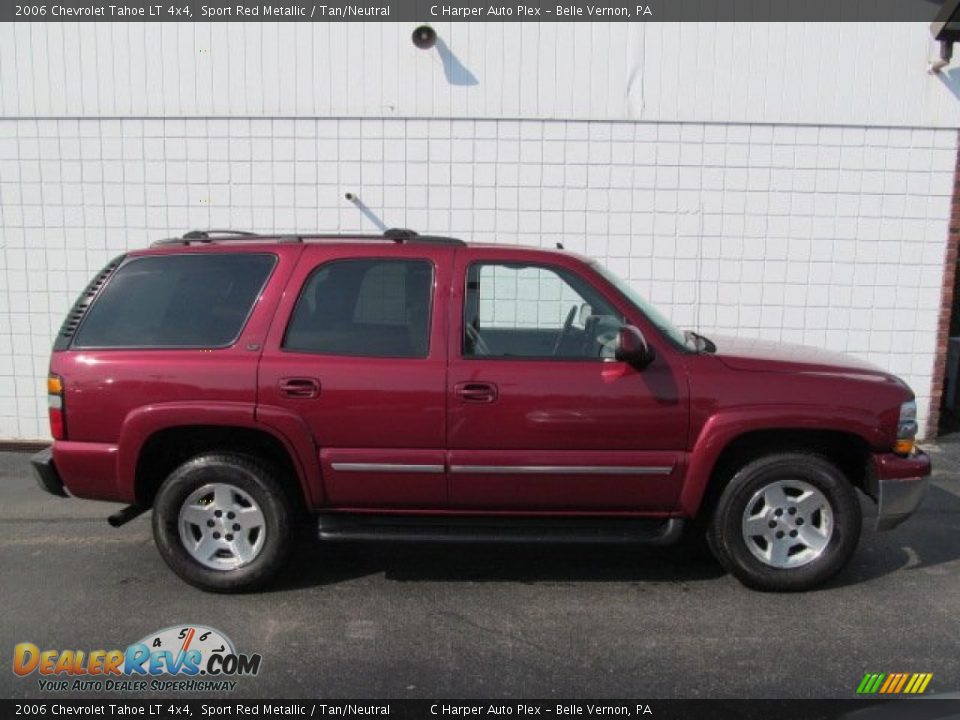 2006 Chevrolet Tahoe LT 4x4 Sport Red Metallic / Tan/Neutral Photo #2