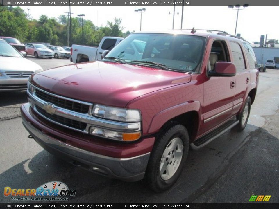 2006 Chevrolet Tahoe LT 4x4 Sport Red Metallic / Tan/Neutral Photo #6