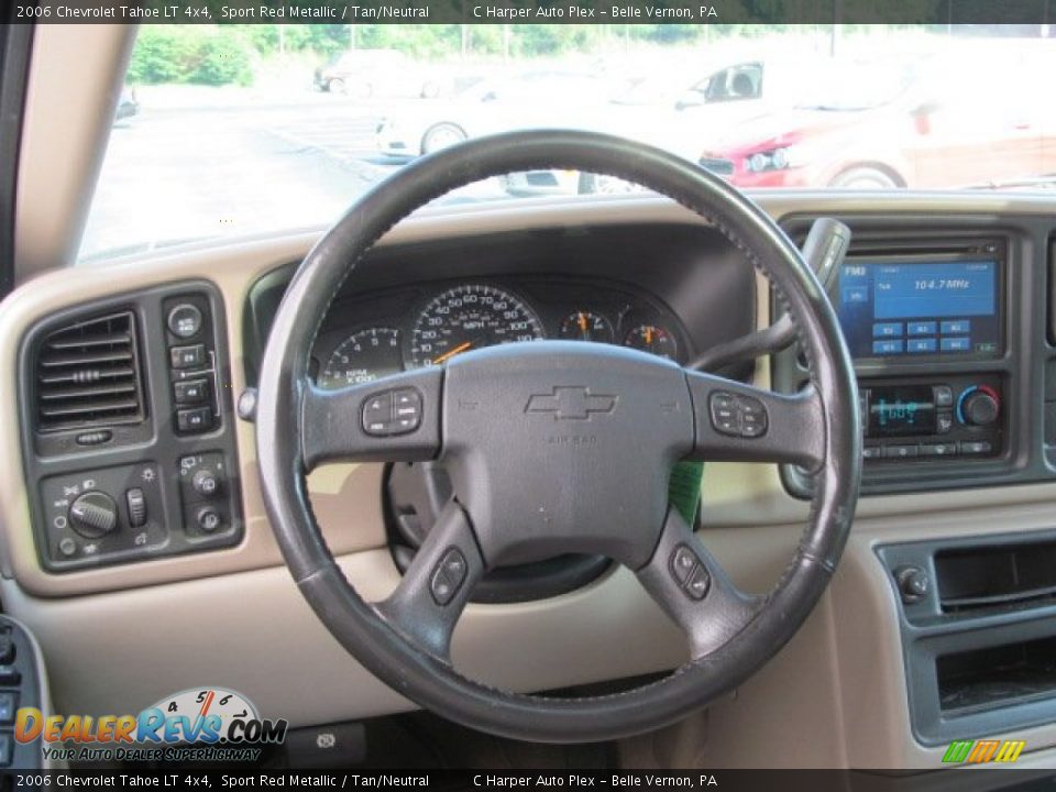 2006 Chevrolet Tahoe LT 4x4 Sport Red Metallic / Tan/Neutral Photo #13