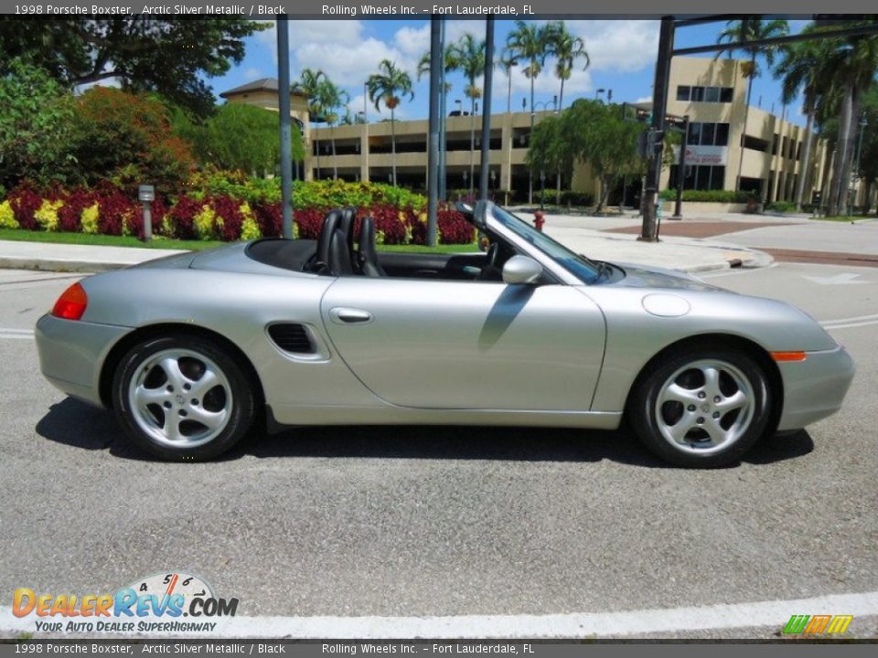 1998 Porsche Boxster Arctic Silver Metallic / Black Photo #3