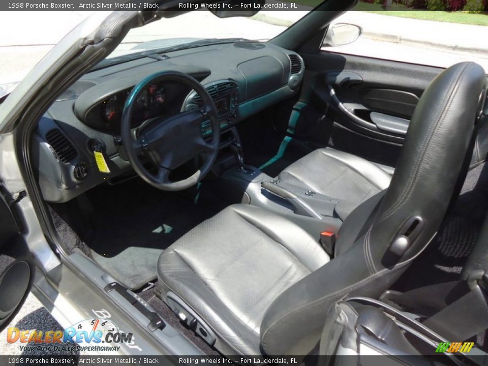 1998 Porsche Boxster Arctic Silver Metallic / Black Photo #15