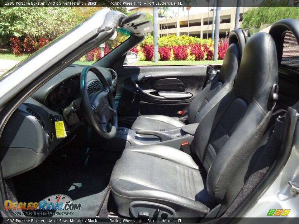 1998 Porsche Boxster Arctic Silver Metallic / Black Photo #17