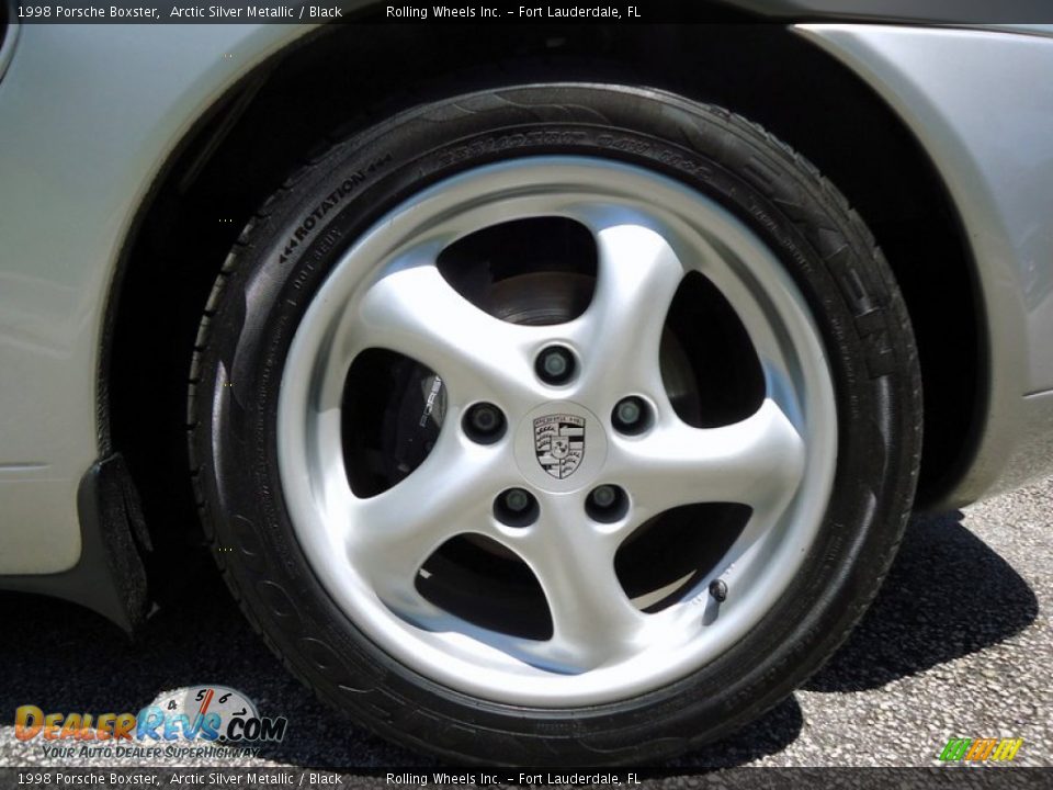 1998 Porsche Boxster Arctic Silver Metallic / Black Photo #25