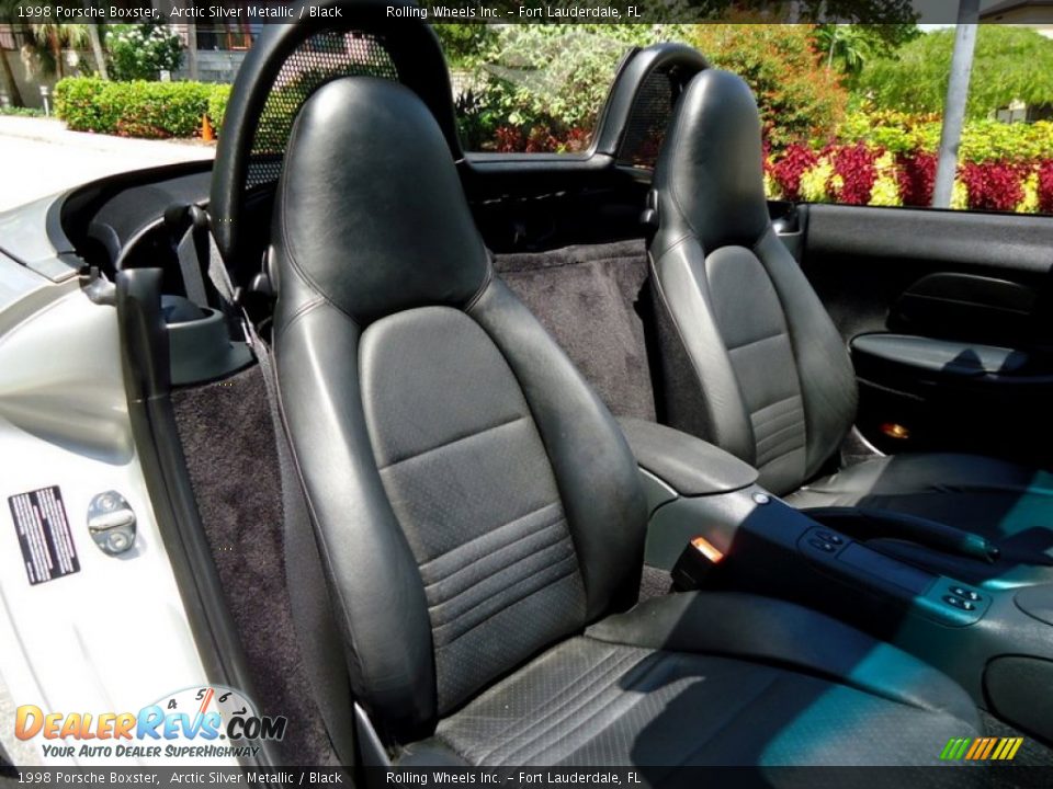 1998 Porsche Boxster Arctic Silver Metallic / Black Photo #33