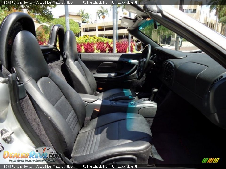 1998 Porsche Boxster Arctic Silver Metallic / Black Photo #34