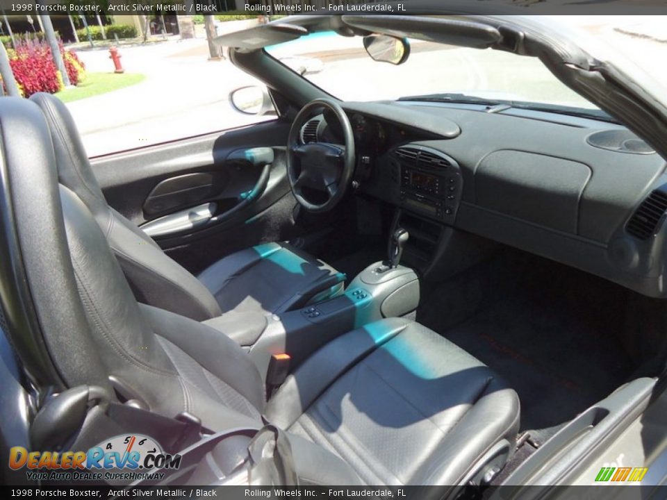 1998 Porsche Boxster Arctic Silver Metallic / Black Photo #35