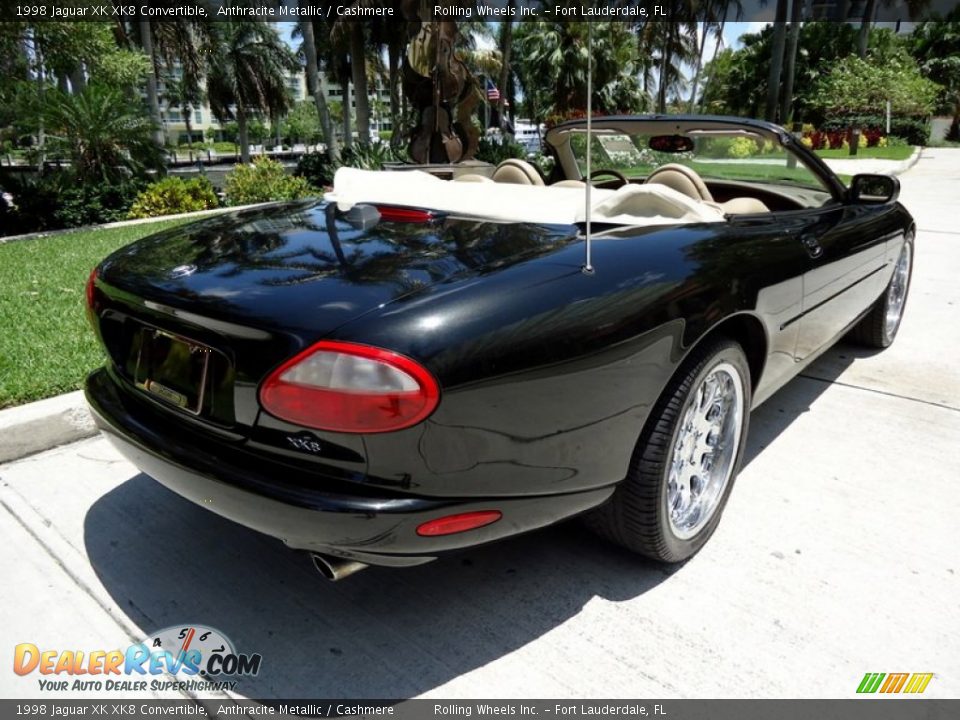 1998 Jaguar XK XK8 Convertible Anthracite Metallic / Cashmere Photo #1