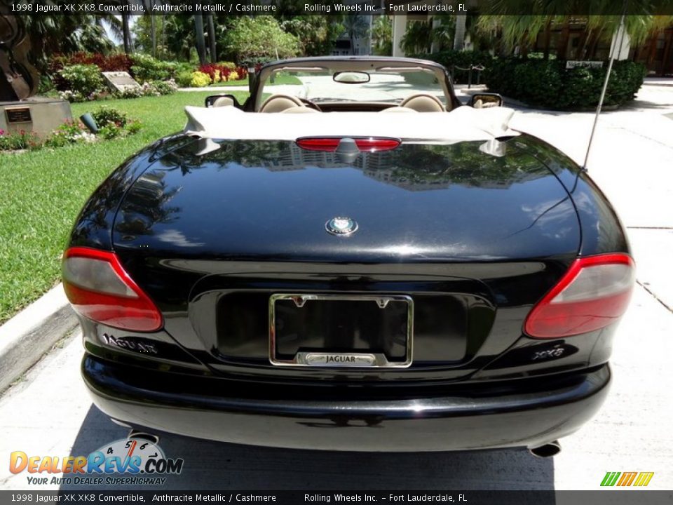 1998 Jaguar XK XK8 Convertible Anthracite Metallic / Cashmere Photo #3