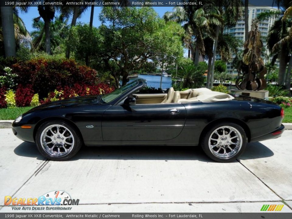 1998 Jaguar XK XK8 Convertible Anthracite Metallic / Cashmere Photo #5