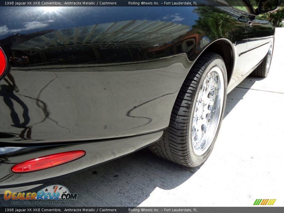 1998 Jaguar XK XK8 Convertible Anthracite Metallic / Cashmere Photo #7