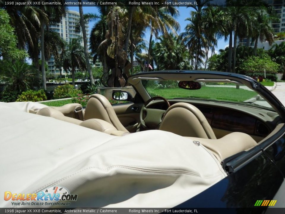 1998 Jaguar XK XK8 Convertible Anthracite Metallic / Cashmere Photo #8