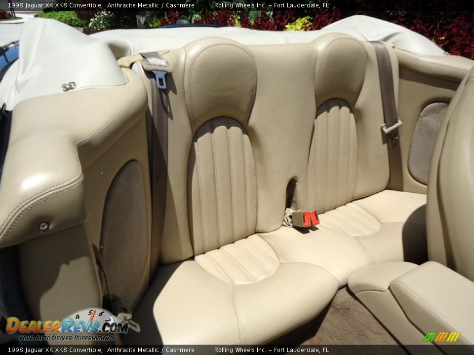 Rear Seat of 1998 Jaguar XK XK8 Convertible Photo #12