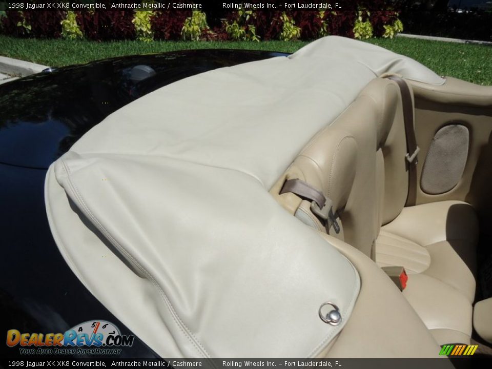 1998 Jaguar XK XK8 Convertible Anthracite Metallic / Cashmere Photo #19