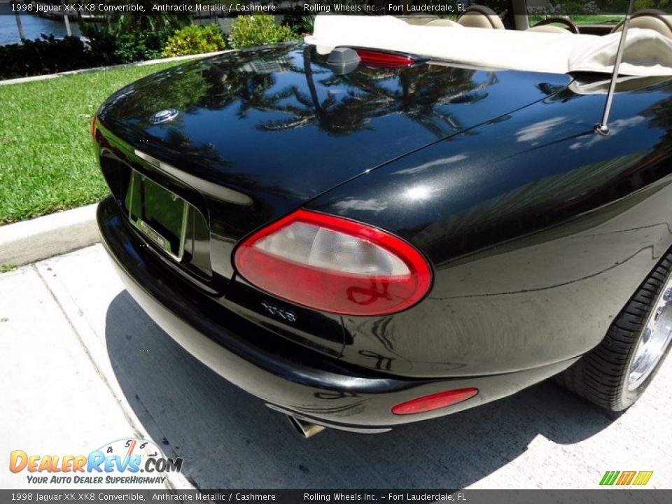 1998 Jaguar XK XK8 Convertible Anthracite Metallic / Cashmere Photo #20