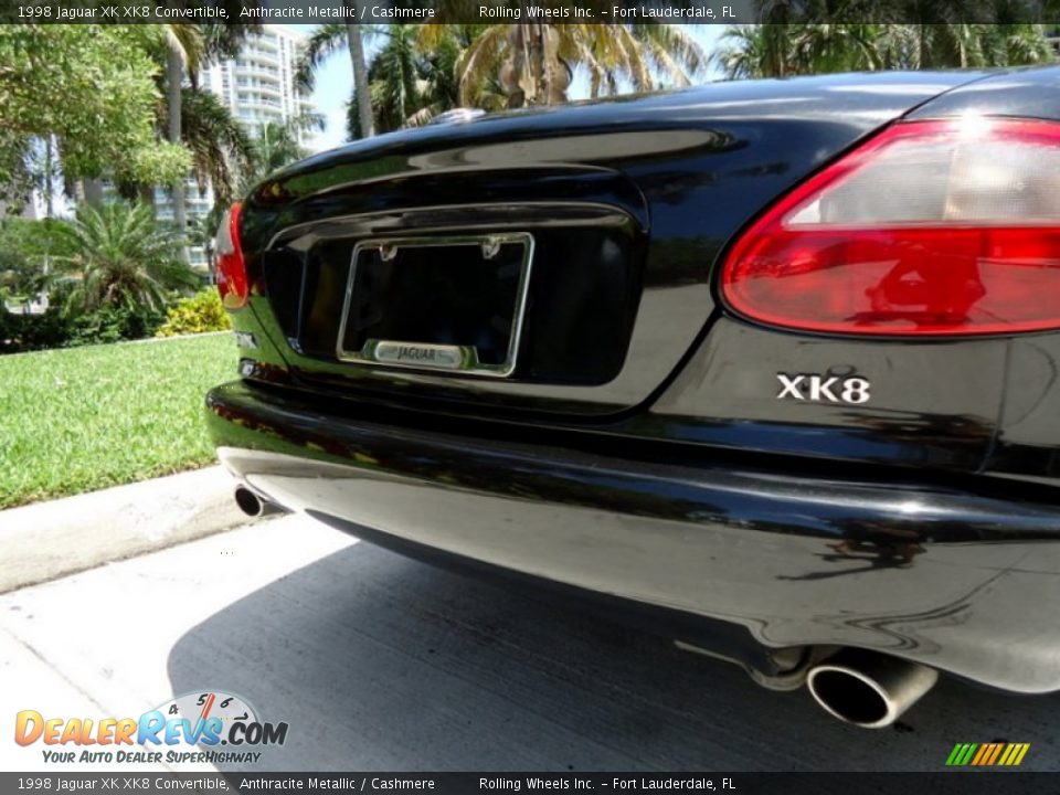 1998 Jaguar XK XK8 Convertible Anthracite Metallic / Cashmere Photo #21
