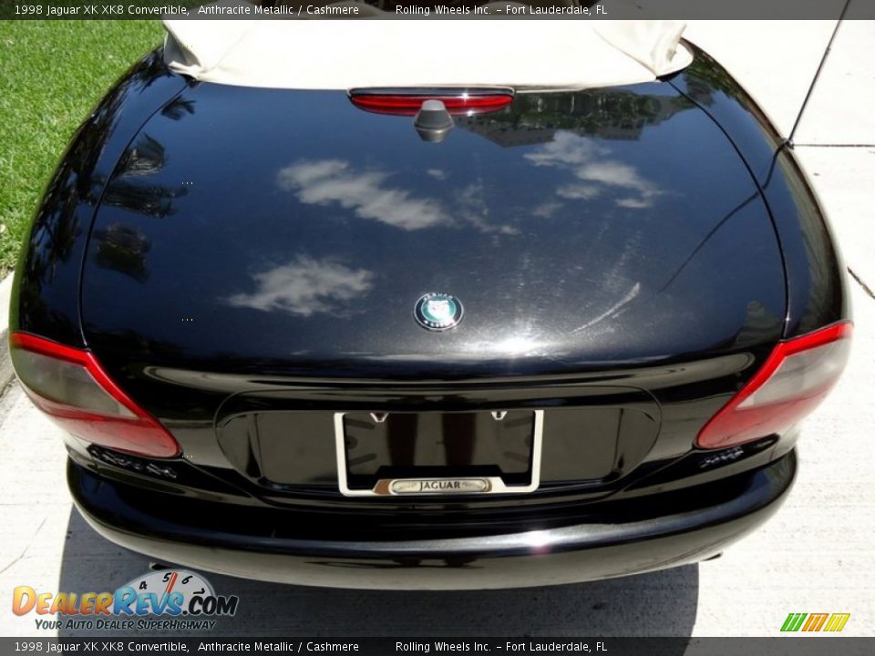 1998 Jaguar XK XK8 Convertible Anthracite Metallic / Cashmere Photo #22