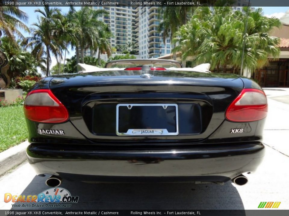 1998 Jaguar XK XK8 Convertible Anthracite Metallic / Cashmere Photo #23