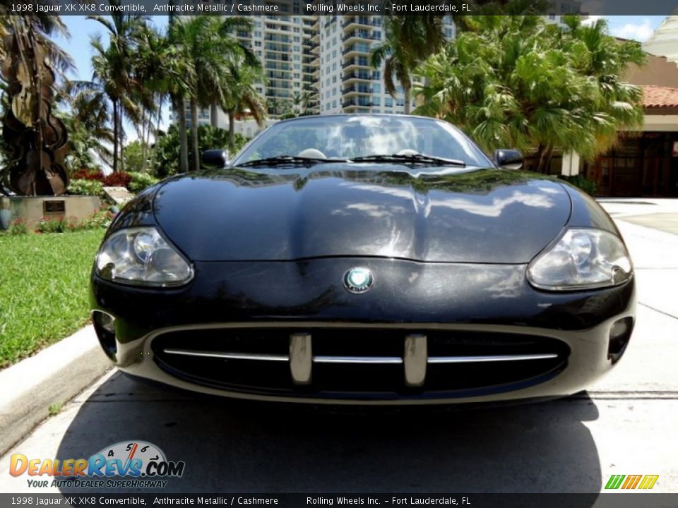 1998 Jaguar XK XK8 Convertible Anthracite Metallic / Cashmere Photo #24