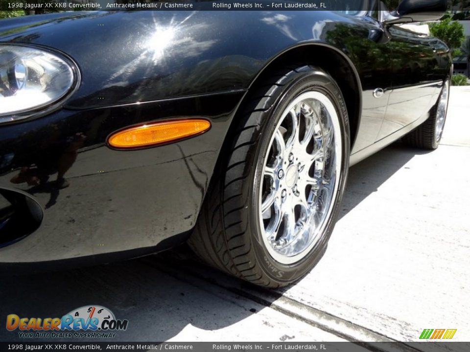 1998 Jaguar XK XK8 Convertible Anthracite Metallic / Cashmere Photo #26