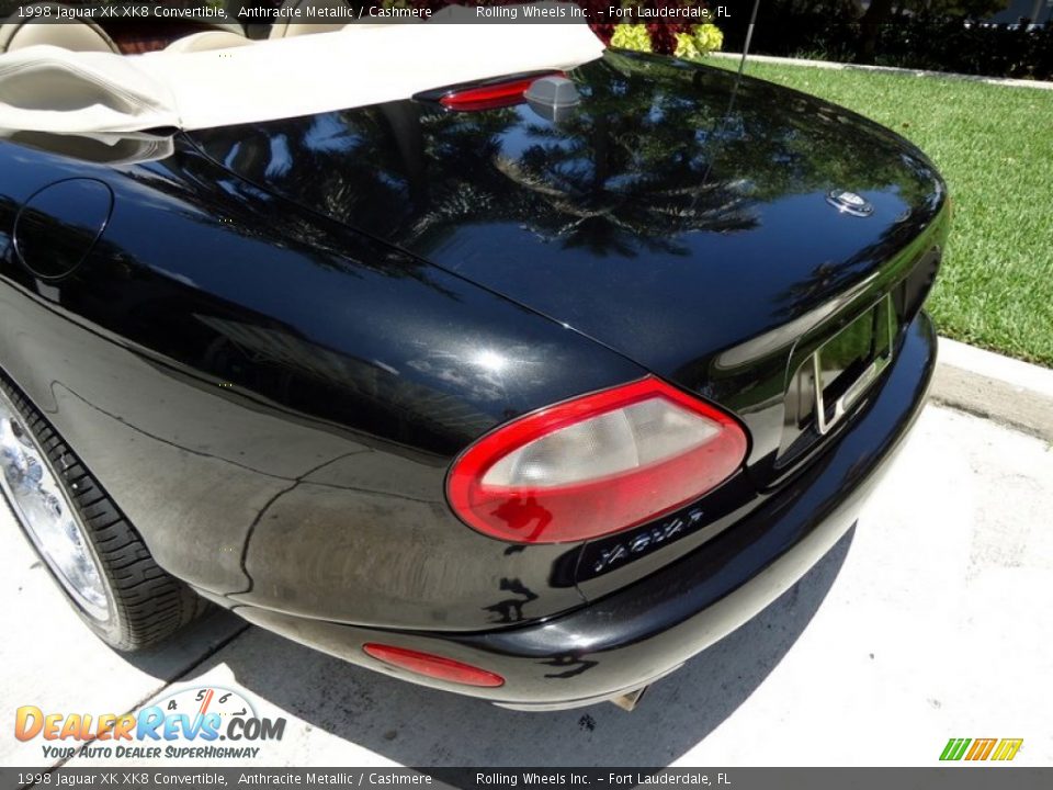 1998 Jaguar XK XK8 Convertible Anthracite Metallic / Cashmere Photo #32