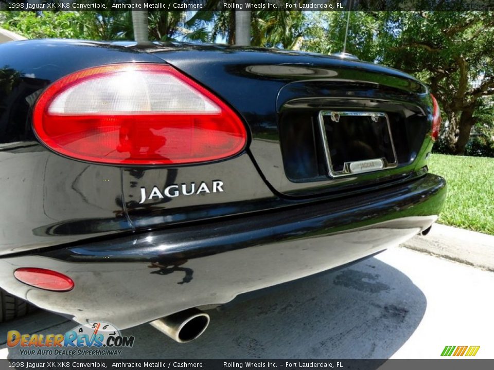 1998 Jaguar XK XK8 Convertible Anthracite Metallic / Cashmere Photo #33