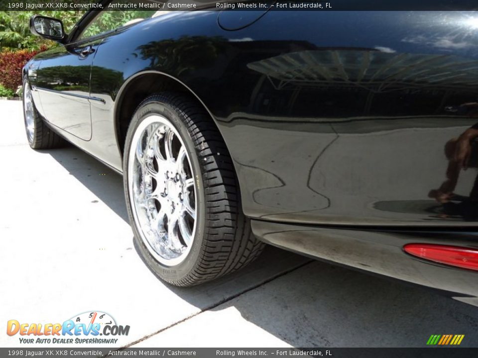 1998 Jaguar XK XK8 Convertible Anthracite Metallic / Cashmere Photo #34