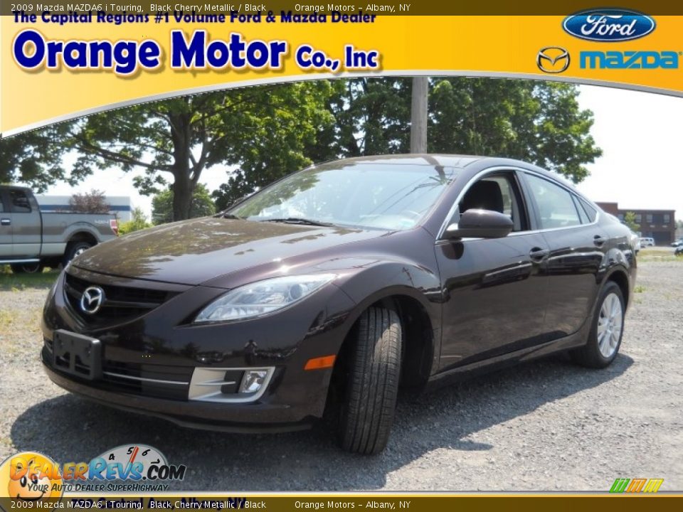 2009 Mazda MAZDA6 i Touring Black Cherry Metallic / Black Photo #1