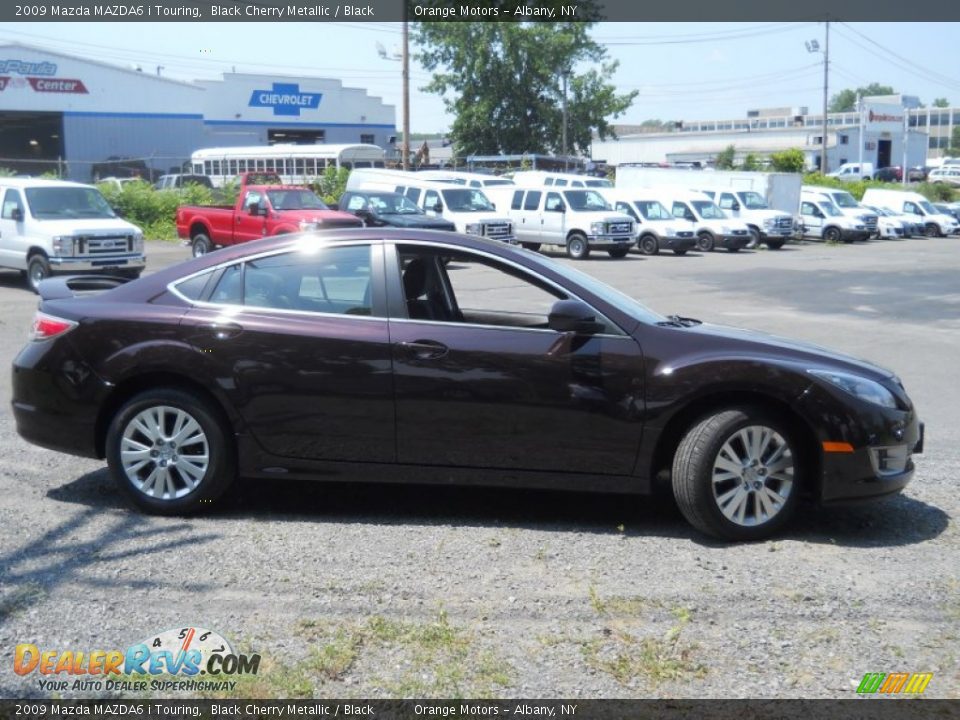 2009 Mazda MAZDA6 i Touring Black Cherry Metallic / Black Photo #4