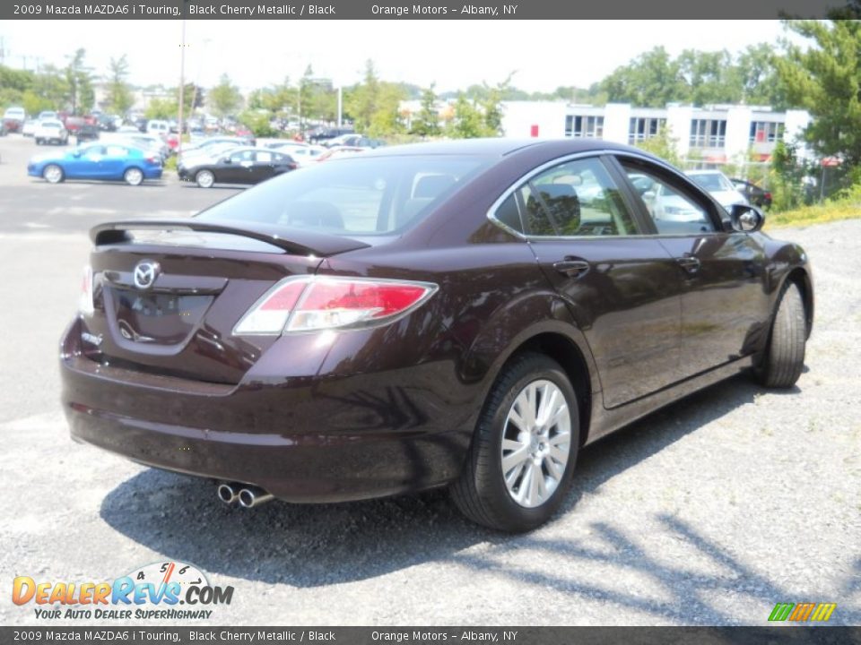 2009 Mazda MAZDA6 i Touring Black Cherry Metallic / Black Photo #5