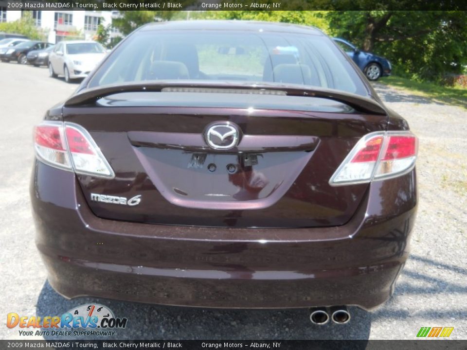 2009 Mazda MAZDA6 i Touring Black Cherry Metallic / Black Photo #6